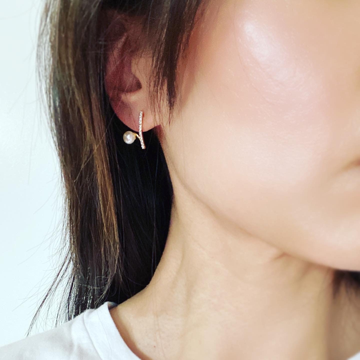 Pearl Note Earrings