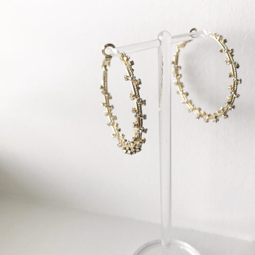 Bling Bling Hoop Earrings