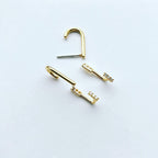 Dual Suspender Earrings