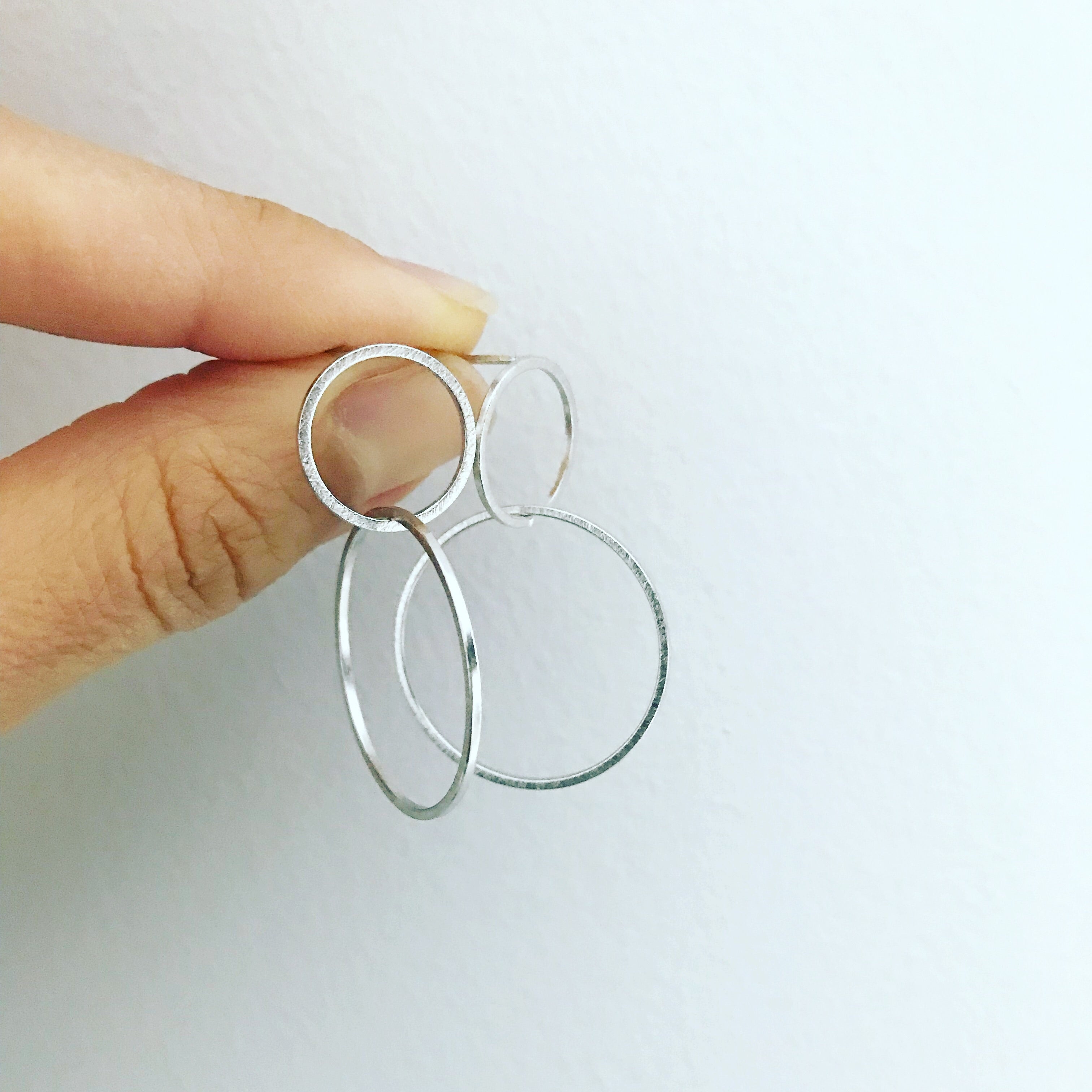 Asymmetric Hoop Earrings