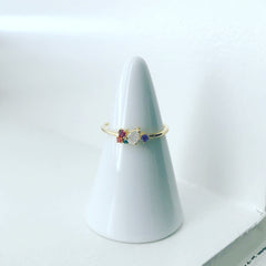 Zirconia (CZ): Cluster Cutie Ring