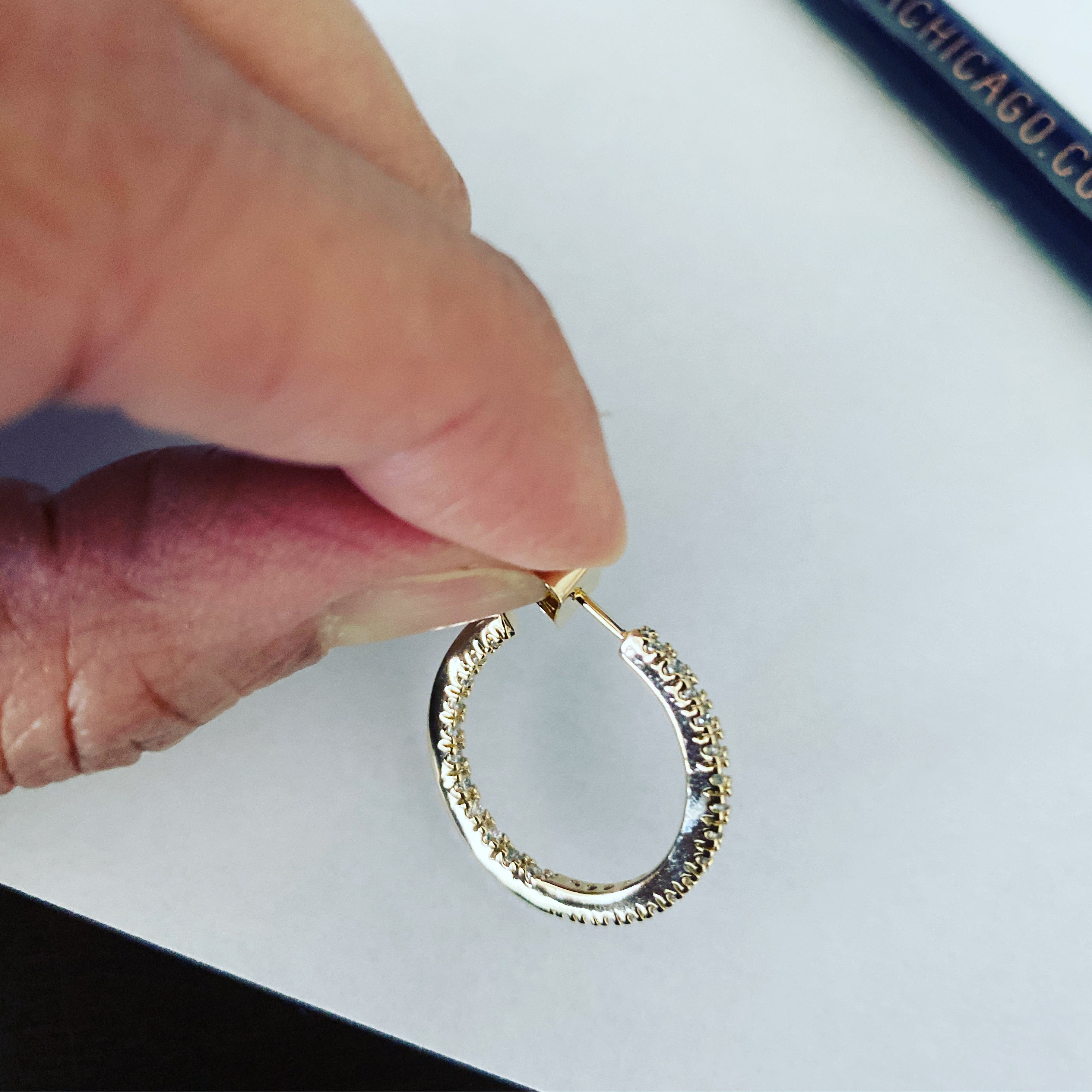 Inside Out Hoop Earrings