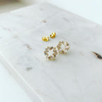 Baguette Loop Earrings