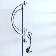 Convex Hoop Earrings