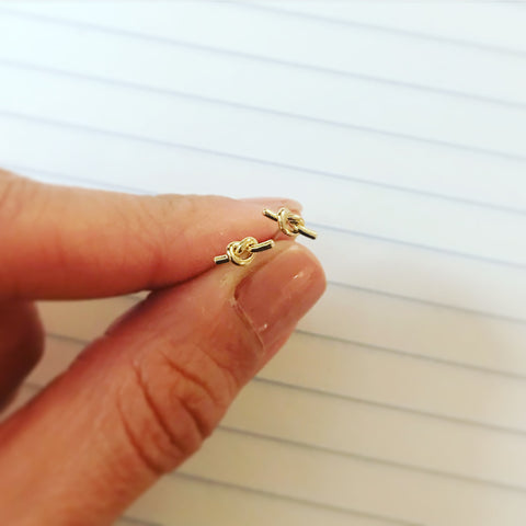 Knot Teeny Earrings