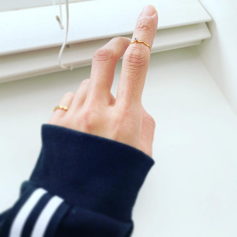 Midi Knuckle Cubic Ring