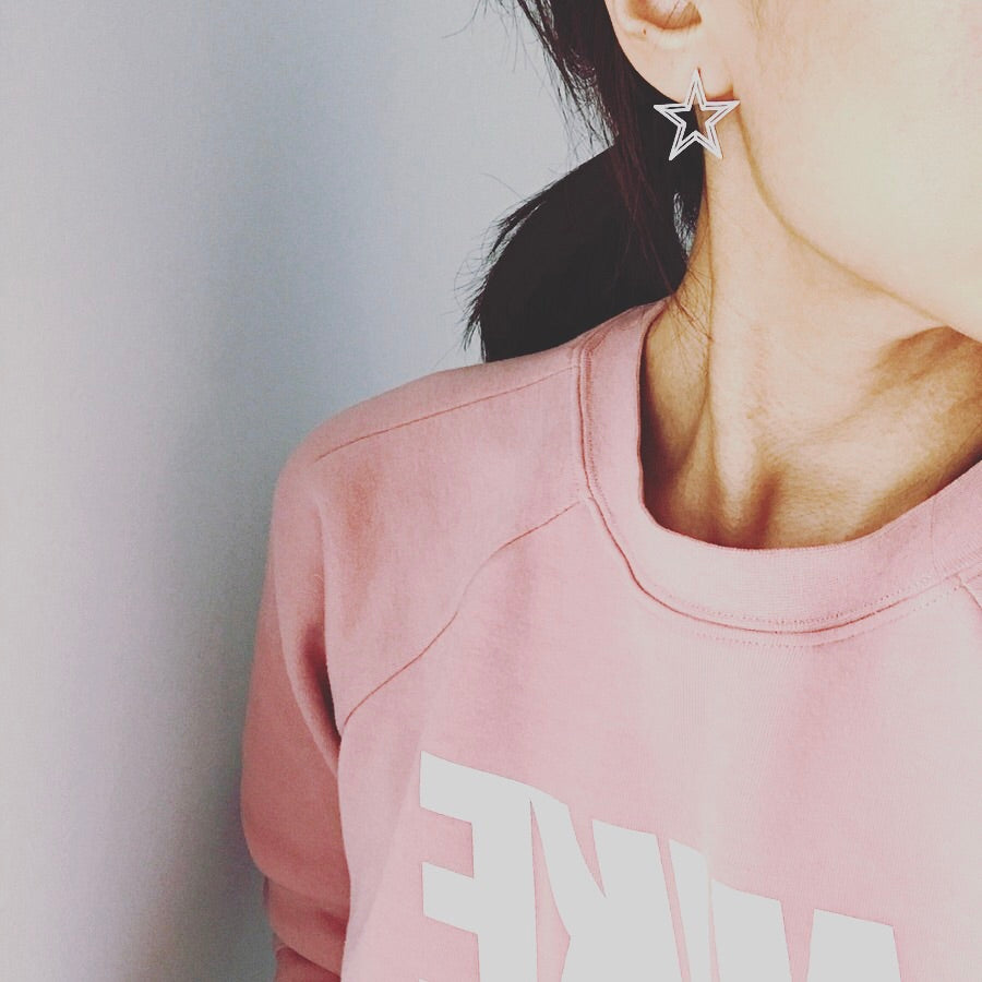 Star Stencil Earrings