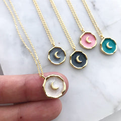 Moon Coin Necklace
