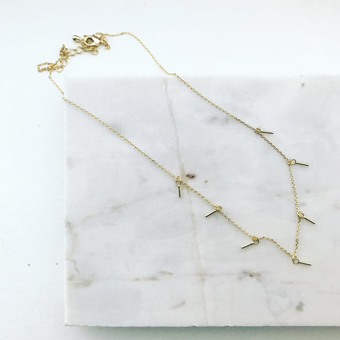 Floating Bars Necklace