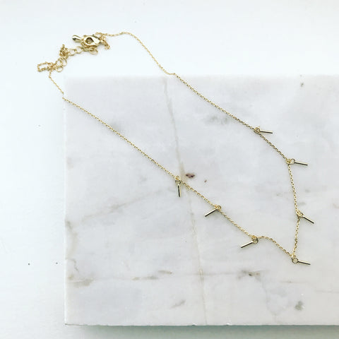 Floating Bars Necklace