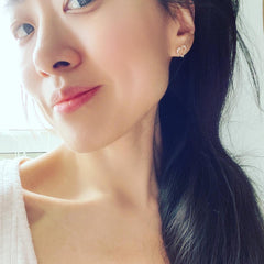 Heart Baguette Earrings