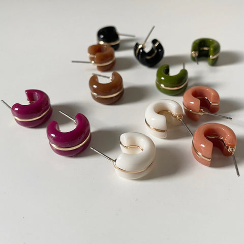 Gold Standard Mini Hoop Earrings