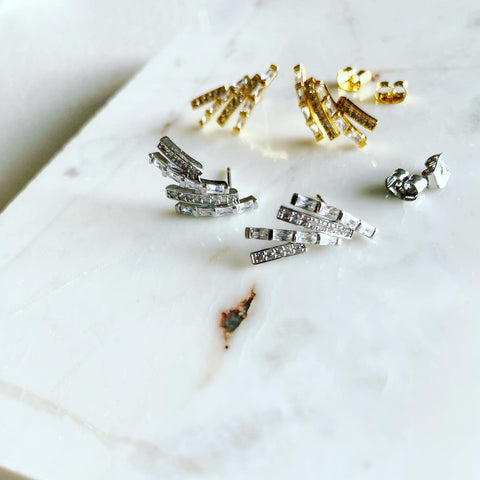 Fan Bling Earrings