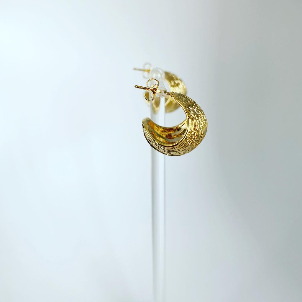 Textured Dome Earrings