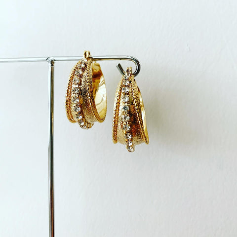 Modern Renaissance Hoop Earrings