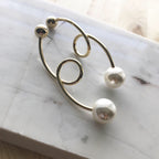 Pearl Twist Earrings