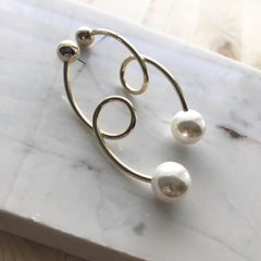 Pearl Twist Earrings