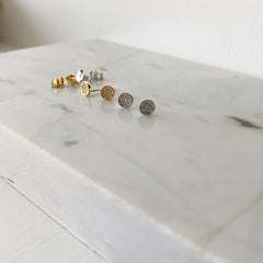 Teeny Disc Earrings