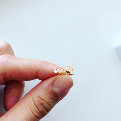 Zirconia (CZ): Bubble Earrings