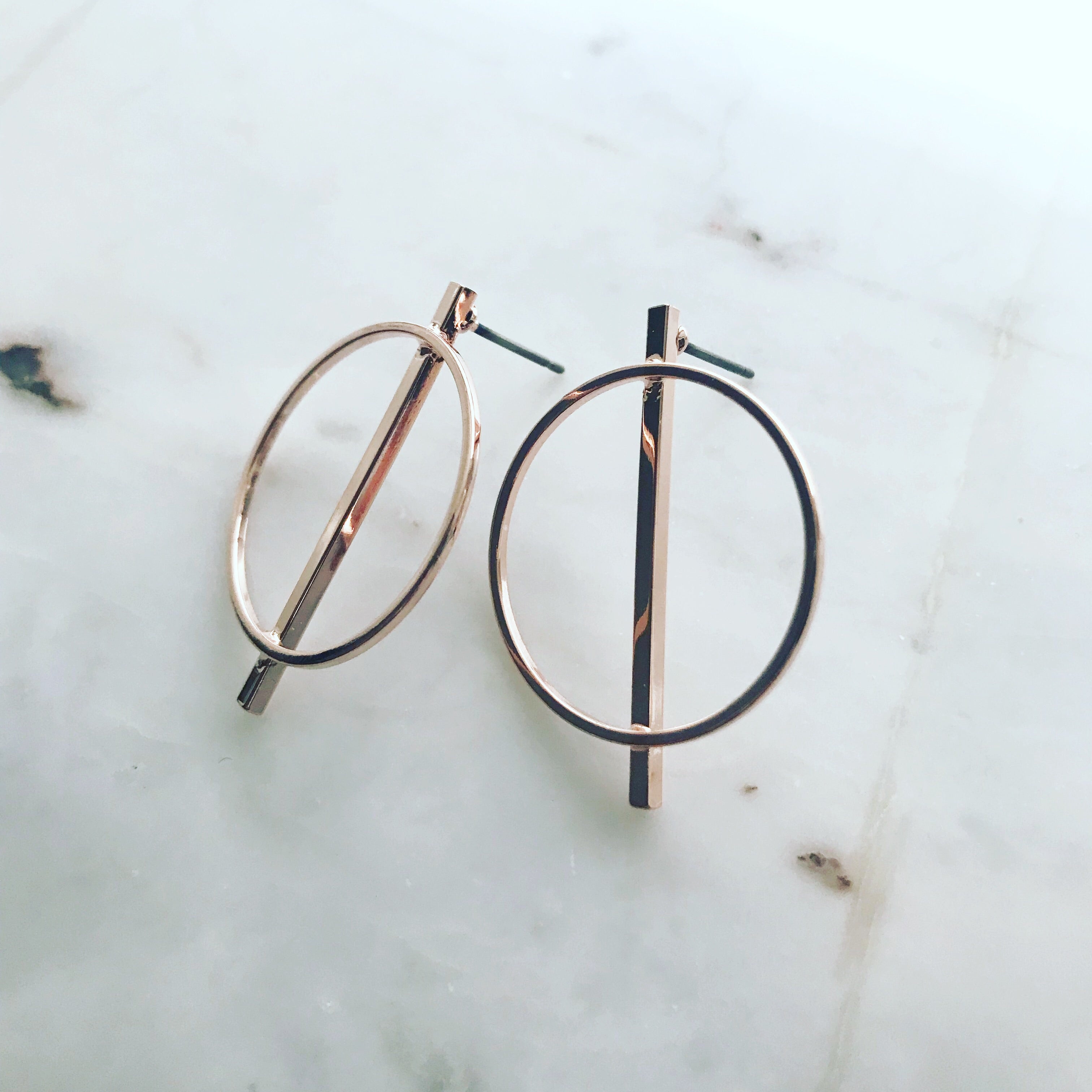 Middle Bar Earrings