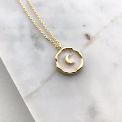 Moon Coin Necklace