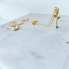Rose Stem Necklace