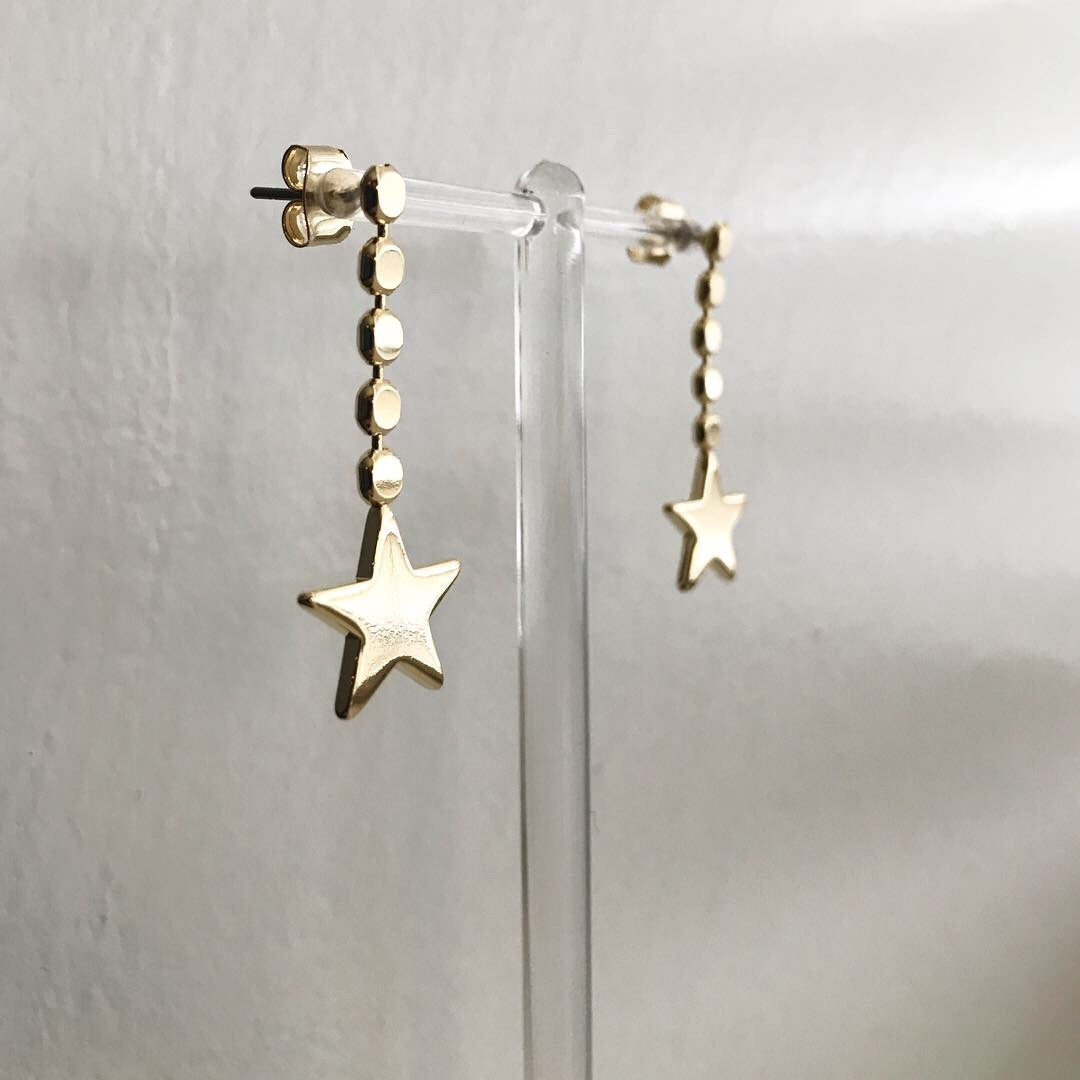 Star Drop Earrings