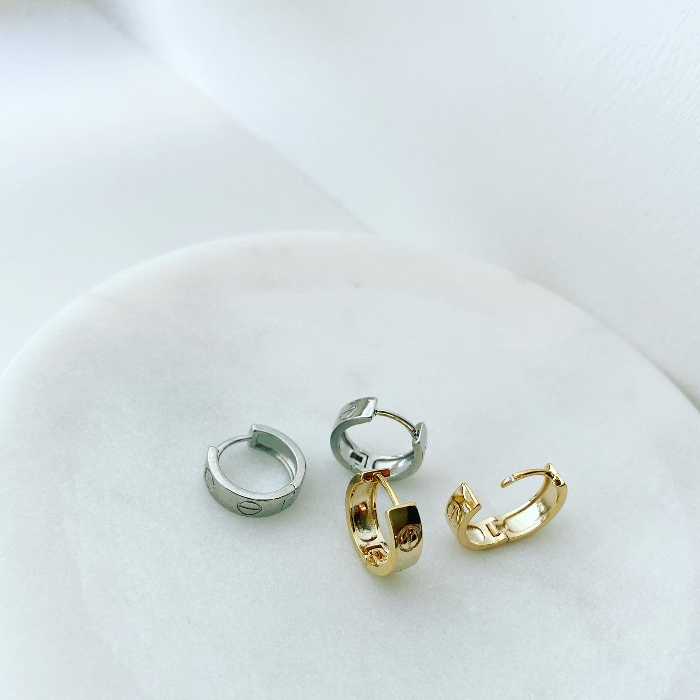 Huggie Hoop Earrings: Iconic LOVE