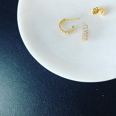 Centipede Hoop Earrings