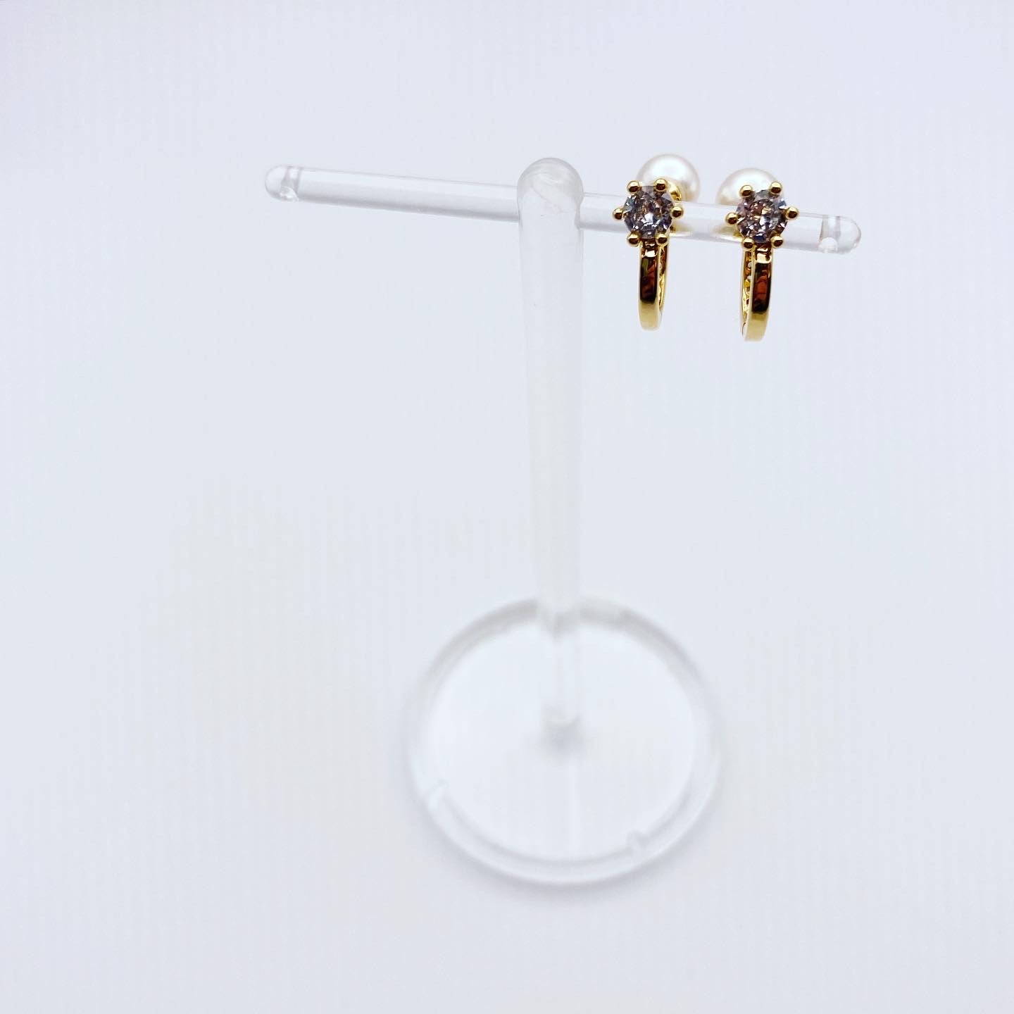 Huggie Hoop Earrings: Two Way Street (Reversible)
