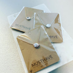 Oval Cut Necklace
