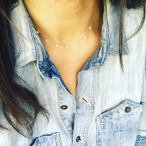 Choker Chain: Dangling Crystals