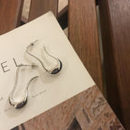 Oblong Hoop Earrings