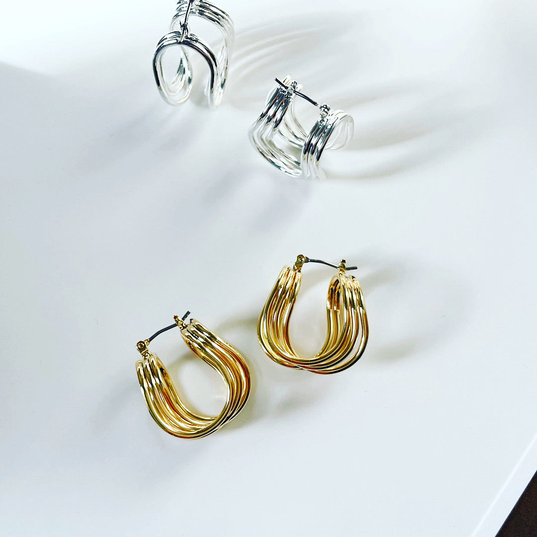 Saddle Hoop Earrings