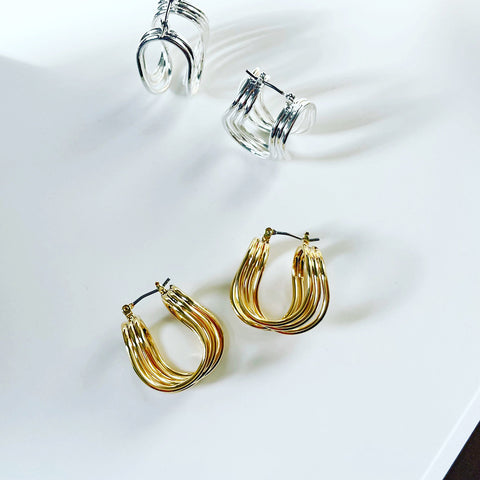 Saddle Hoop Earrings