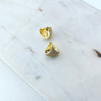 Pavé Teardrop Drip Earrings