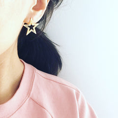 Star Stencil Earrings