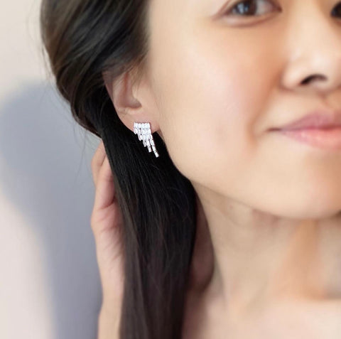 Baguette Skyscraper Earrings