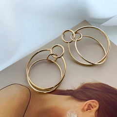 Magical Double Ring Earrings