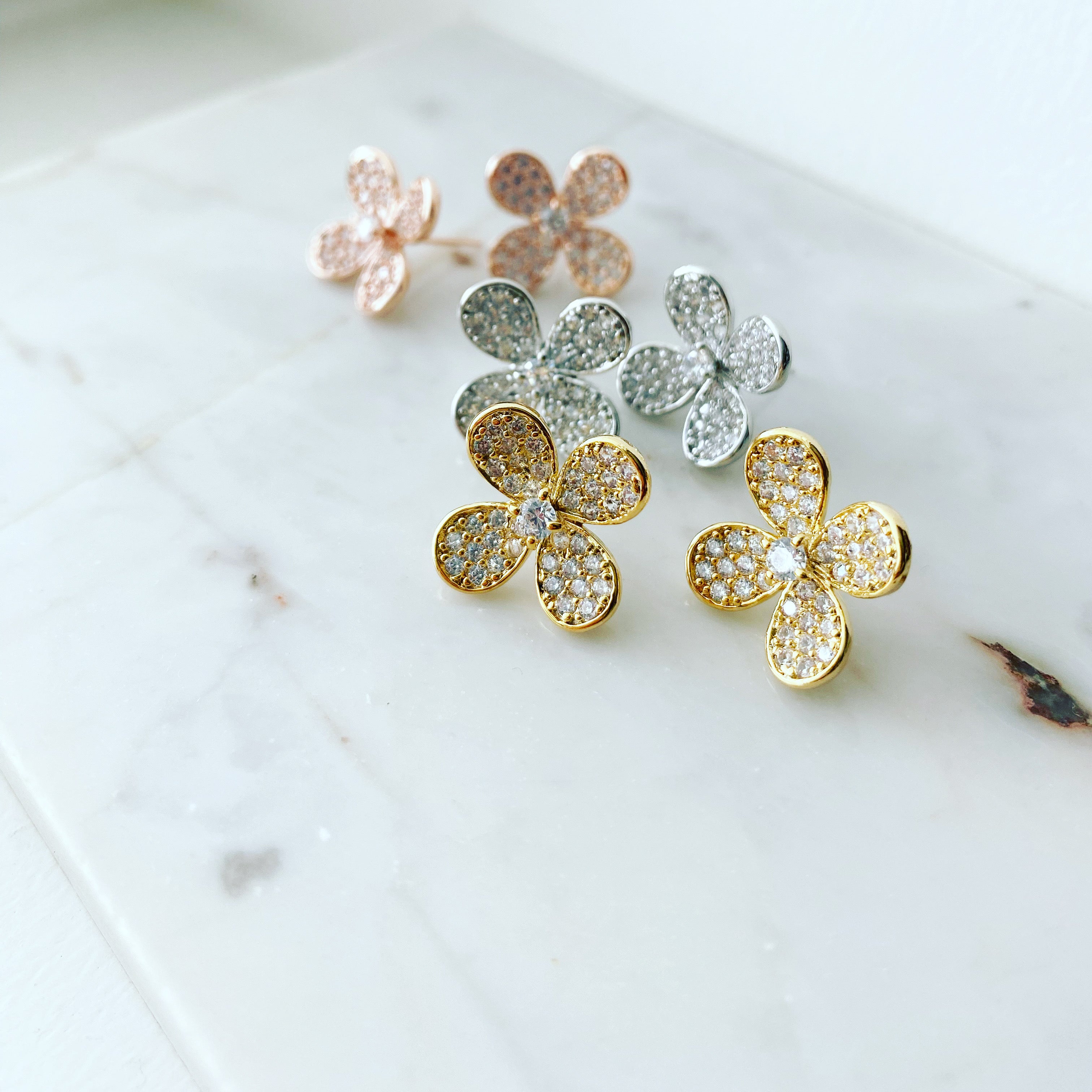 Bloom Flower Earrings