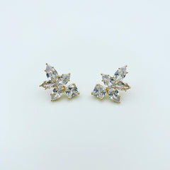 Rock Cluster Burst Earrings