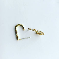 Pave Suspender Earring