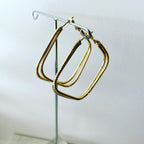 Square Boss (Remix) Hoop Earrings