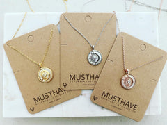 Celestial Sun Moon (MOP) Necklace