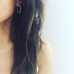 Dotty Beaded Hoop Earrings