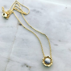 Sunflower Necklace