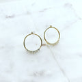 Circular Bling Earrings