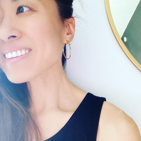 Nailed It Hoop Earrings