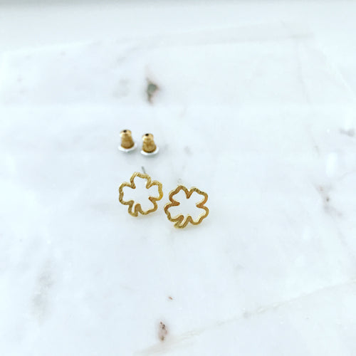 Clover / Shamrock (Open) Earrings