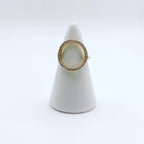 Pavé Open Circle Ring